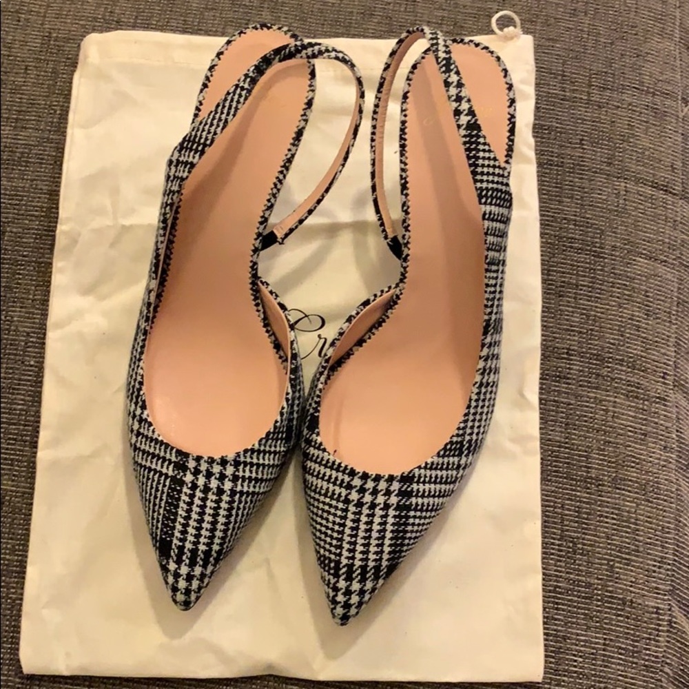 Sling back J. Crew heels